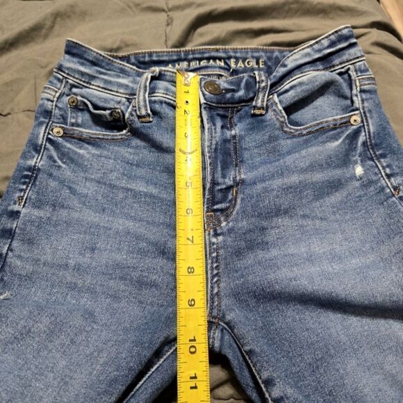 American eagle hi-rise jeggings sz 4 - Picture 4 of 12